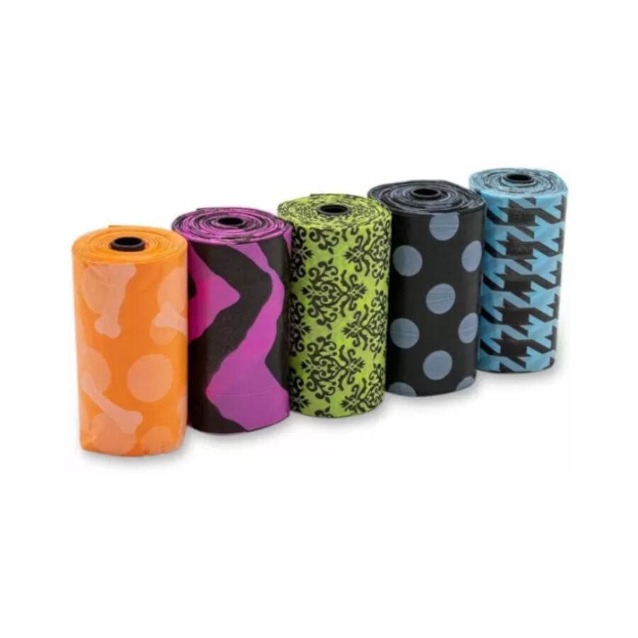 Bags on Board Patterned Bolsas Grandes para heces de perro &ndash; 10 x 14, , large Imagen numero 2