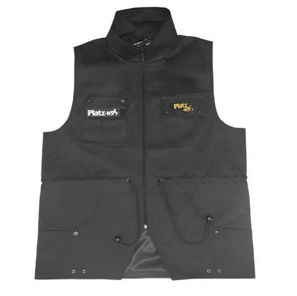 PlatzK9 Chaleco negro para adiestramiento de perros