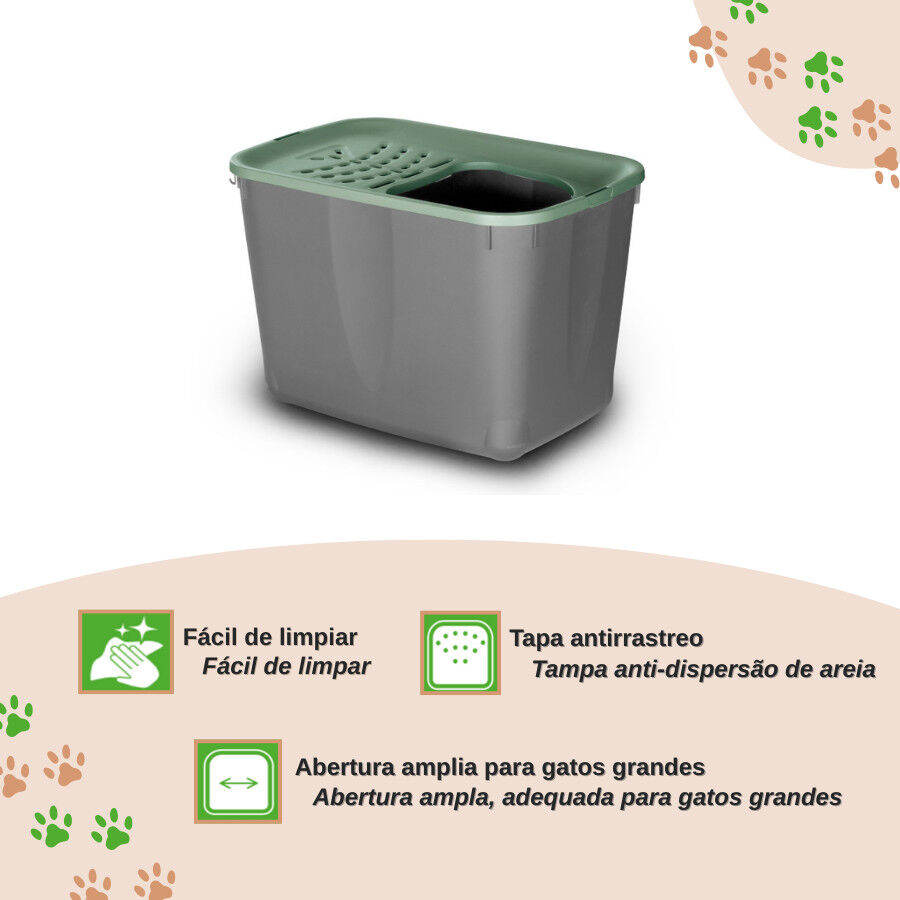 Nice Care Eco Arenero Micia Verde para gatos, , large Imagen numero 3