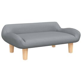 vidaXL Cama de Tela gris para perros