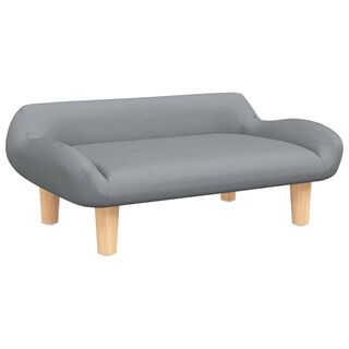 vidaXL Cama de Tela gris para perros