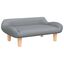 vidaXL Cama para perros de tela gris claro 70x40x24 cm, , large indicador imagen numero 1