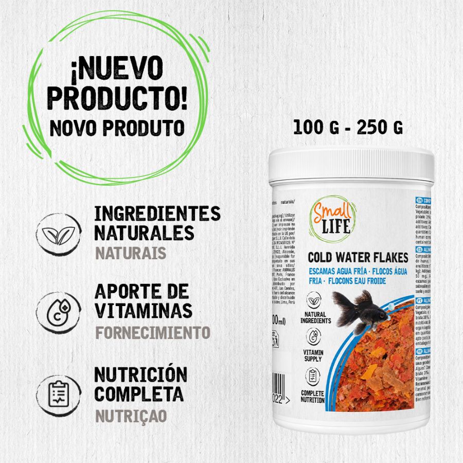 100 ml Small Life Escamas Agua Fria Alimento para peces, , large Imagen numero 4