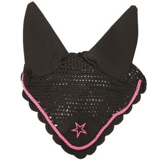 Velo antimoscas JHL con estrella color Negro/Rosa