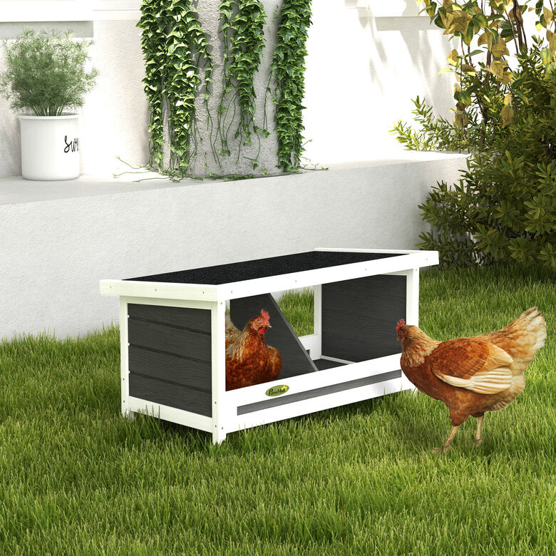 Pawhut Ponedero Para Gallinas Caja Nido Gris thumbnail
