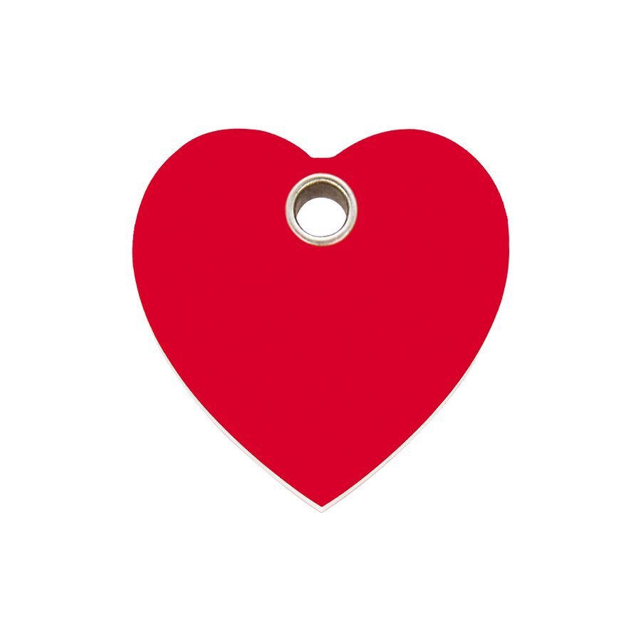 Placa identificativa Plastico Coraz&oacute;n para perros, , large Imagen numero 1