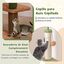COSTWAY Árbol para Gatos de Altura 152 cm, Árbol Rascador para Gatos con Hamaca, Plataform de Felpa, Postes de Rascado de Sisal, Torre para Gatos, Centro de Actividades para Gatos, Verde y Marrón, , large indicador imagen numero 4