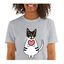 Mascochula camiseta mujer enamorao personalizada con tu mascota gris, , large indicador imagen numero 1