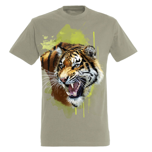 Camiseta Tigre color Beige, , large Imagen numero 1