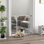 PawHut Barrera para Perros Blanco, , large indicador imagen numero 7