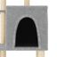 vidaXL Rascador para gatos con postes de sisal gris claro 97 cm, , large indicador imagen numero 4