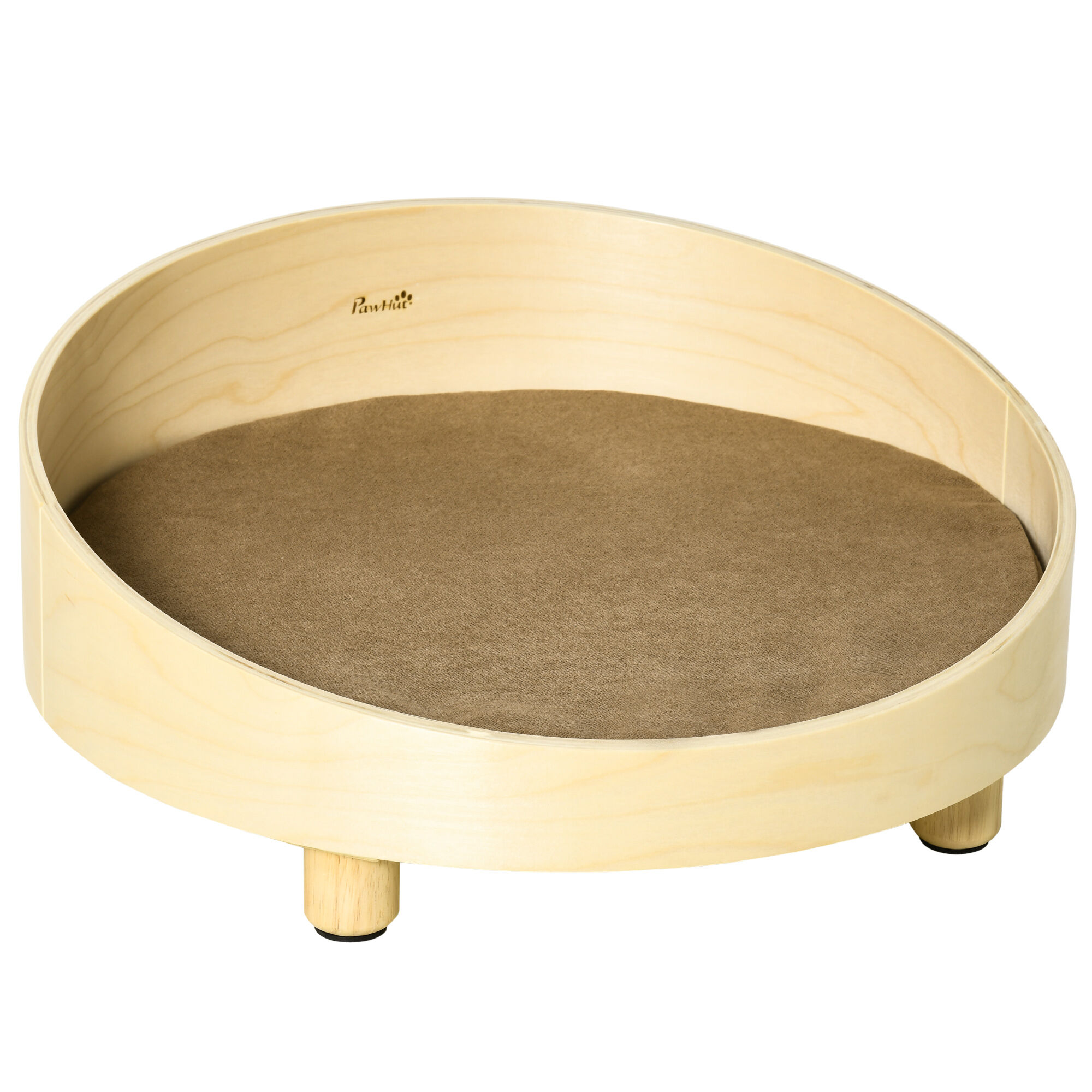 PawHut Cama de Madera para Perros Gatos, , large Imagen numero 1