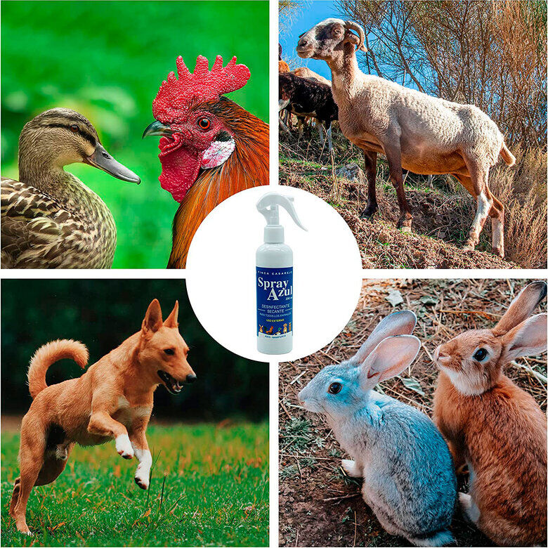 Finca casarejo spray azul olor natural para heridas de animales thumbnail