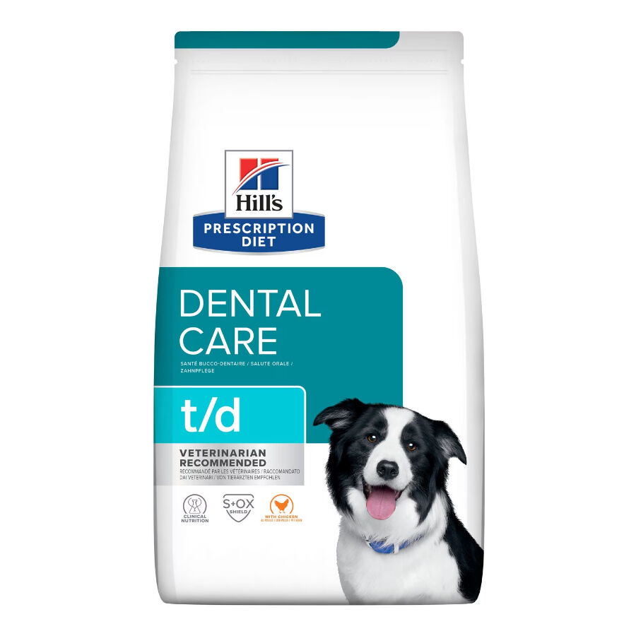 10 kg Hill's Prescription Diet t/d Dental Care Pollo pienso para perros medianos, , large Imagen numero 1