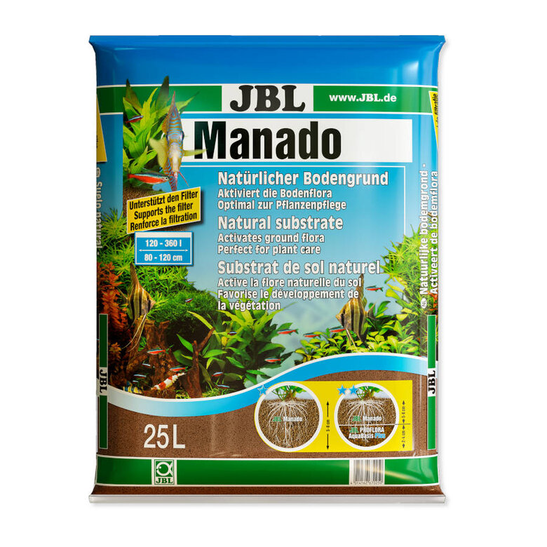 JBL Manado Sustrato natural para acuarios de agua dulce, , large image number null