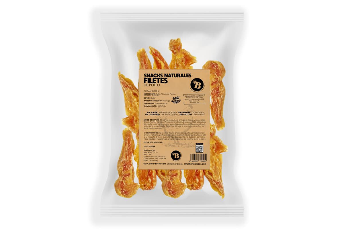 BIMORDISCOS Filetes de Pollo para Perros y Gatos, , large Imagen numero 3