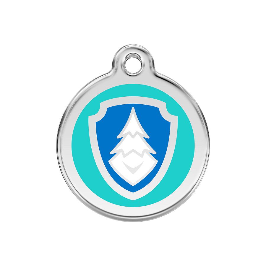 Placa identificativa Acero Inoxidable Esmalte Nickelodeon Paw Patrol Everest Aqua para perros, , large Imagen numero 1