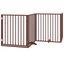 vidaXL Puerta para perros plegable 4 paneles madera álamo marrón 320cm, , large indicador imagen numero 6