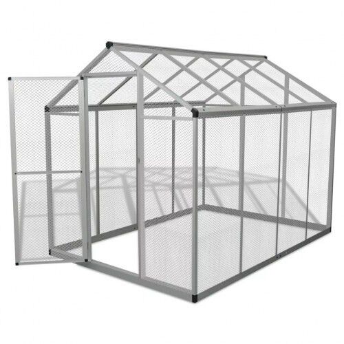 Pajarera de aluminio grande para pájaros thumbnail