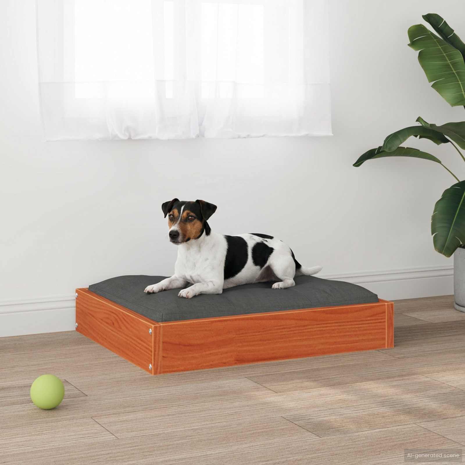 vidaXL Cama para Perros Madera Maciza Pino Sof&aacute; Asiento Mascota Multicolor, , large Imagen numero 10