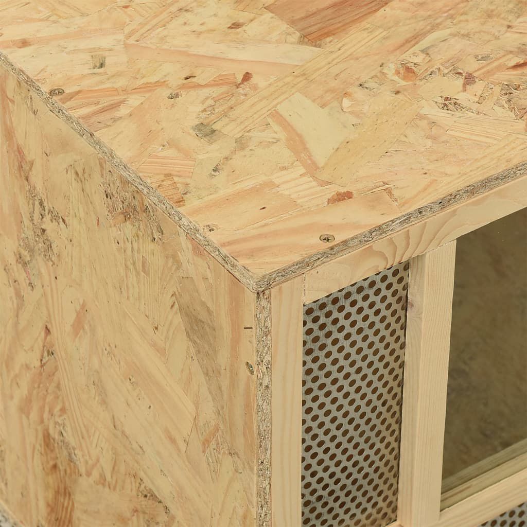 VidaXL Terrario de madera marrón para Reptiles thumbnail