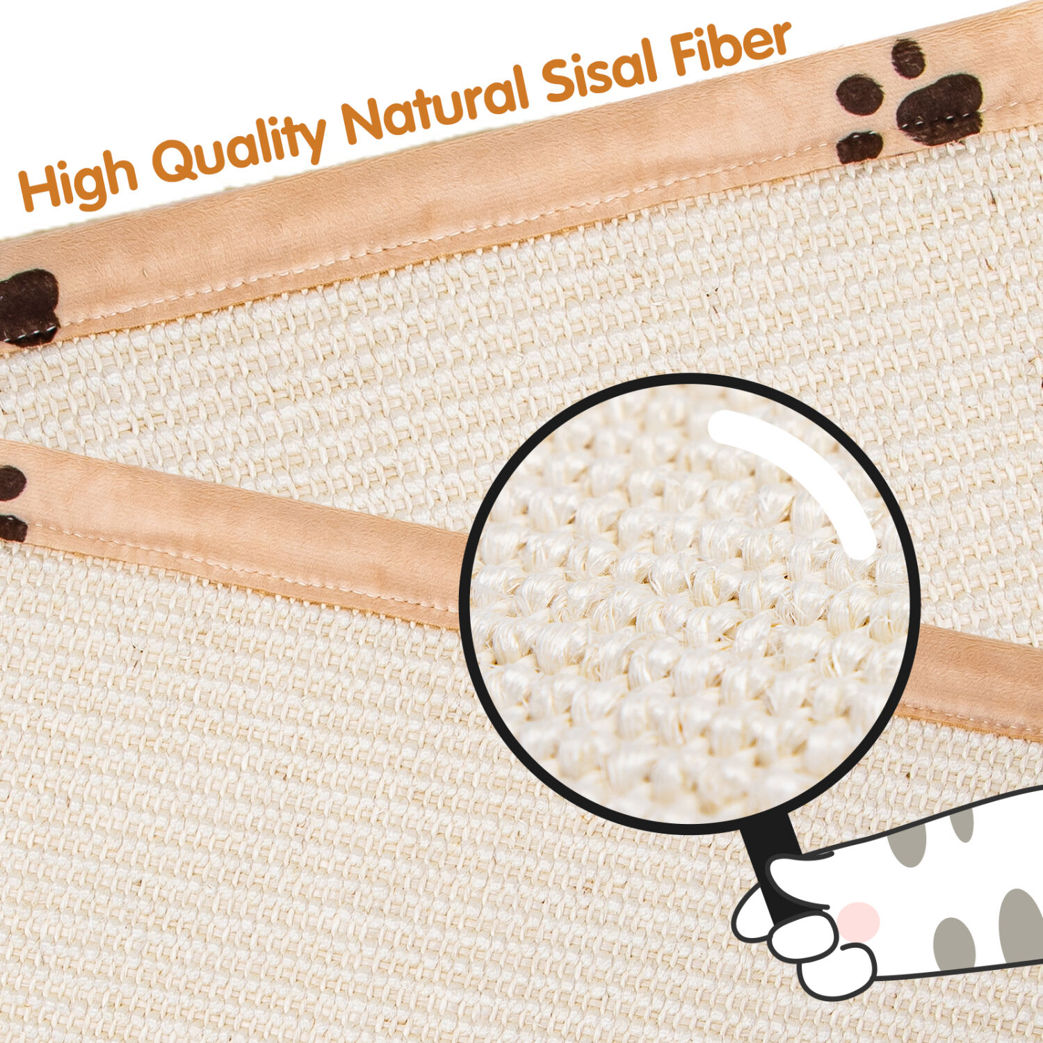 Nobleza Alfombra Rascador de sisal para Gatos thumbnail