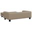 vidaXL Cama de perros extensión cuero sintético capuchino 100x50x30 cm, , large indicador imagen numero 4