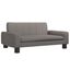 vidaXL Cama para perros de tela gris taupé 70x45x30 cm, , large indicador imagen numero 1