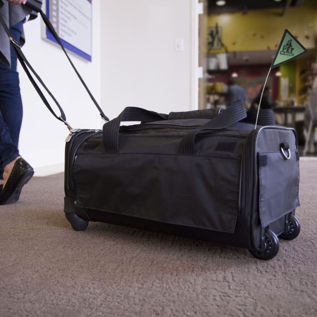 SHERPA Transport&iacute;n de mascotas Ultimate On Wheels negro, , large Imagen numero 2