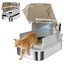 PawHut Arenero para Gatos Gris, , large indicador imagen numero 1