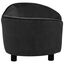 Vidaxl sofá felpa negro para perros, , large indicador imagen numero 4