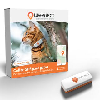 Weenect GPS Xs Blanco para gatos