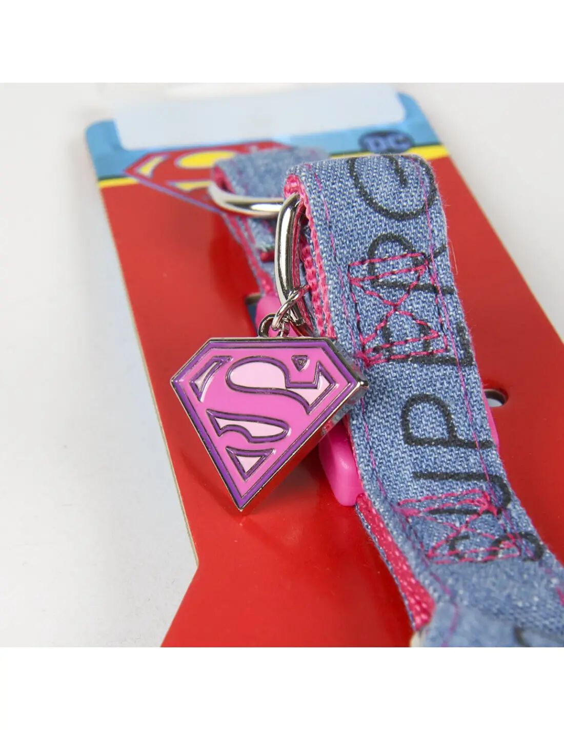 FORFANPETS SuperGirl Arnés Rosa y Azul para perros thumbnail