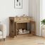 vidaXL Mueble para jaula de perro con cerradura Madera de ingenier&iacute;a, , large indicador imagen numero 2