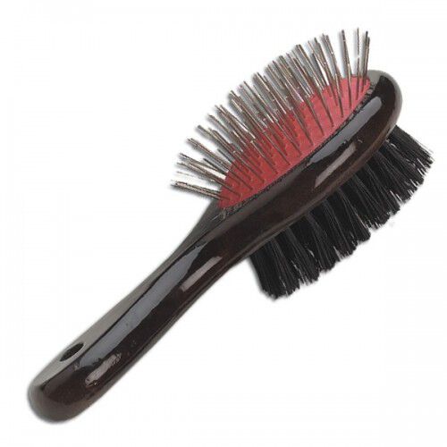 Cepillo doble de madera para perros, , large Imagen numero 1