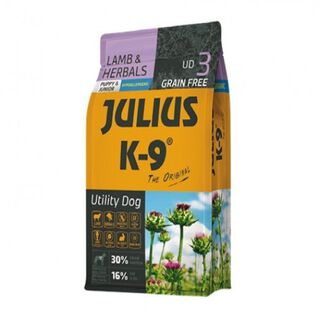 Pienso Julius K-9 Puppy&Junior sabor Cordero y Hierbas