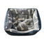Cama de Mascota Modelo Rectangular con Felpa. Modelo Huesos, , large indicador imagen numero 3