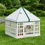vidaXL Ejercicio de perro de 4 paneles con techo 88 x 88 x 112 cm, , large indicador imagen numero 5