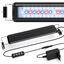 Nobleza - Luz de Acuario Peces Tanque Lámpara Iluminación de Plantado de Pecera Temporizador Ajustable, 10 Niveles de Brillo para Tanque, , large indicador imagen numero 1