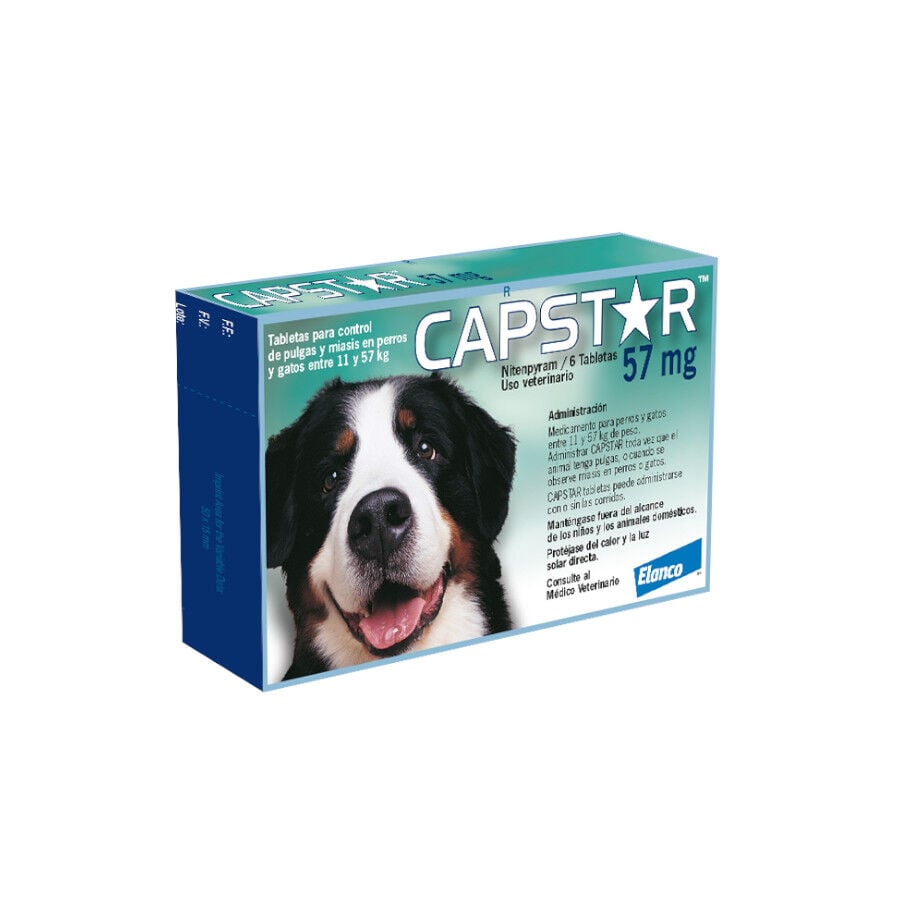 Antipulgas de efecto rápido Capstar de Elanco para perros y gatos