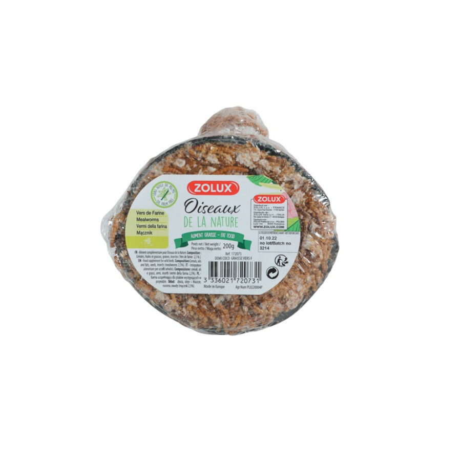 Zolux Coco Grasa Gusano Harina Alimento para P&aacute;jaros, , large Imagen numero 1