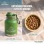 Botella de Agua para Perros 3 en 1: Bebedero Port&aacute;til de Acero Inoxidable 950ml, Compartimento para Comida y Cuenco Extra Desmontable &ndash; Antifugas, Libre de BPA &ndash; Ideal para Viajes y Paseos, , large indicador imagen numero 2