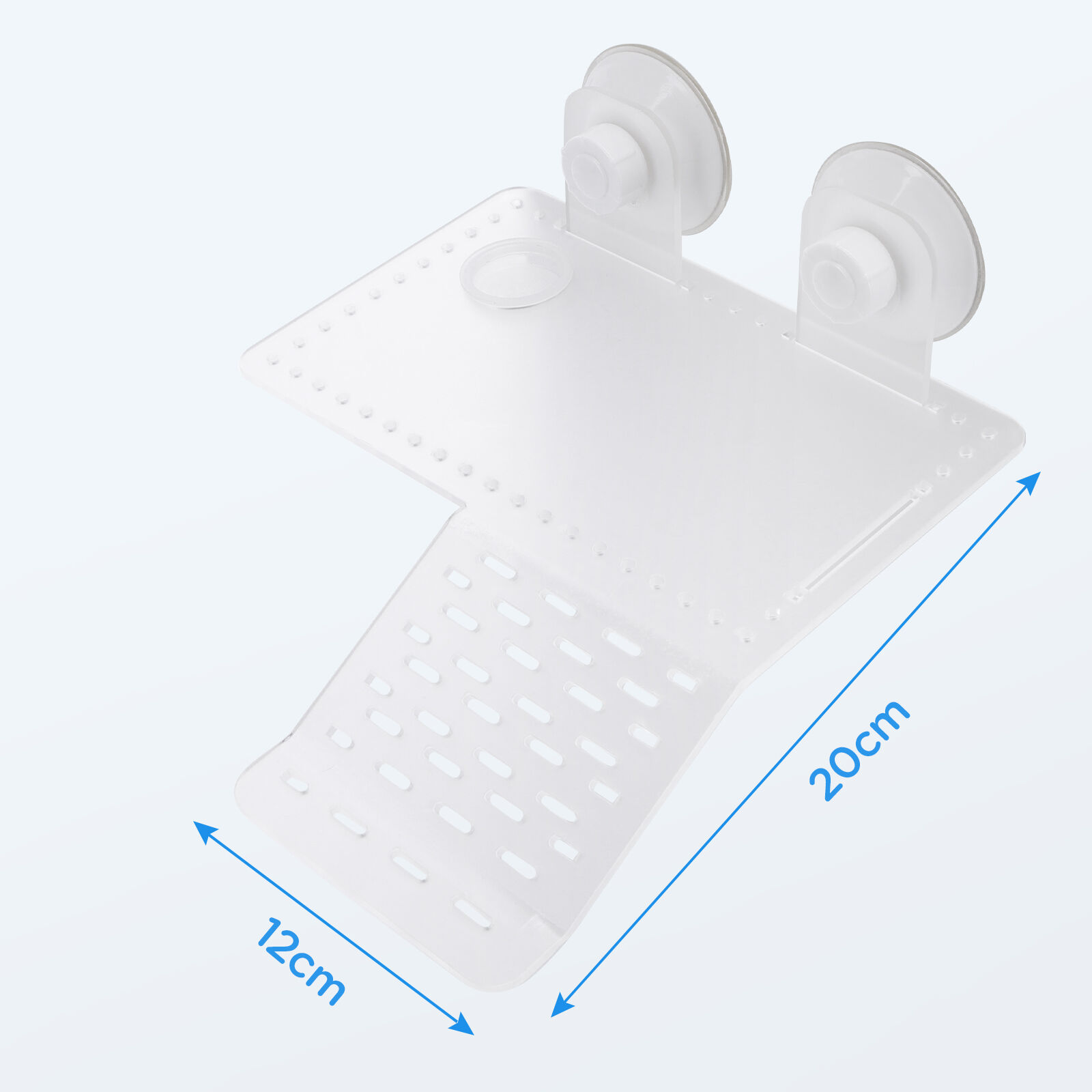 Nobleza - Plataforma Tortugas, Pl&aacute;stico Transparente Tortugas Basking Plataforma con Ventosas, para Tortuga o Reptil, L20*W12CM, , large Imagen numero 4