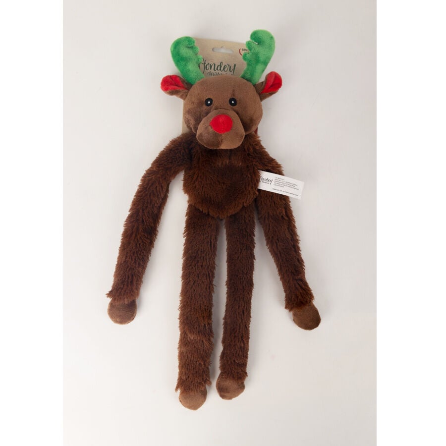 Wonder Christmas Long Leg Venado de peluche para perros, , large Imagen numero 3