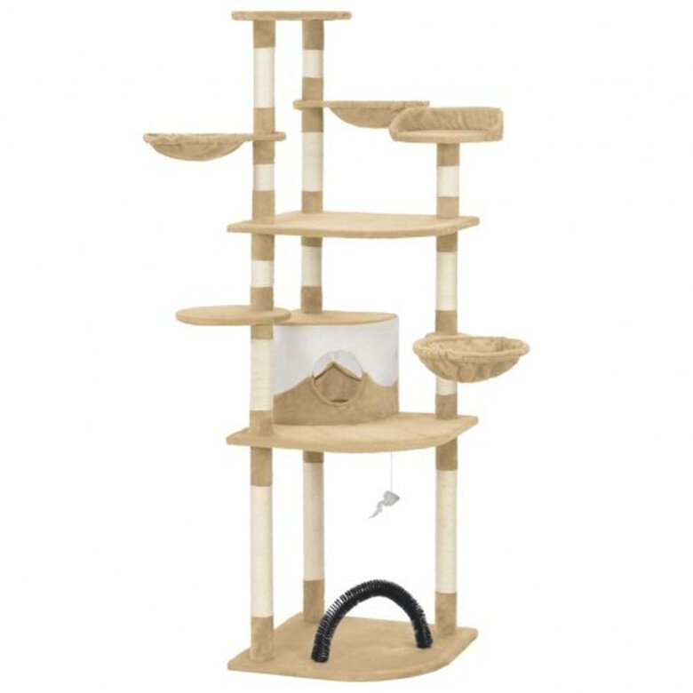 Rascador con sisal para gatos color Beige, , large image number null