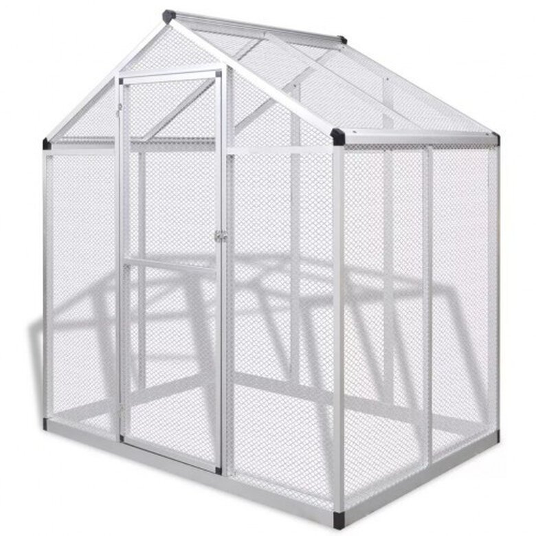 Pajarera de gran tamaño para pájaros de aluminio, , large image number null