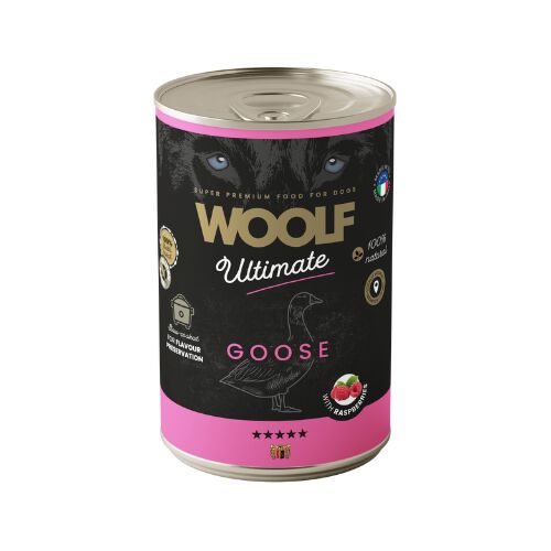 Woolf Ultimate Bandeja Latas paté de ganso para perro