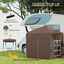 Outsunny Carpa Plegable Marrón, , large indicador imagen numero 4