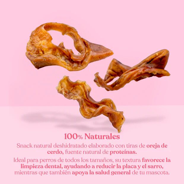 dr. bimix Tiras de Oreja de Cerdo para Perros | Snack Natural, , large Imagen numero 3