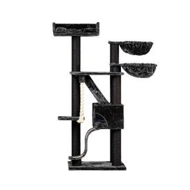 RHRQuality árbol rascador Kilimandjaro gris para gatos